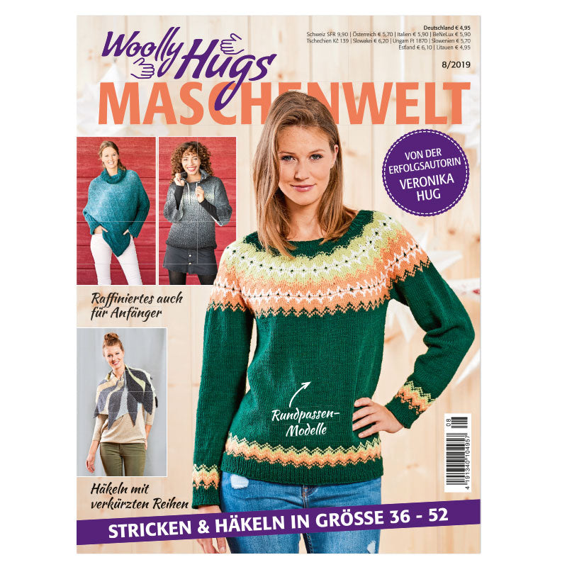 Heft "Woolly Hugs Maschenwelt 08/2019"