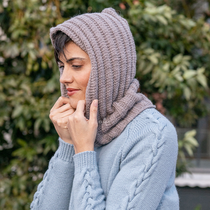 Kragen mit Kapuze "Sublime Alpaca" 109283.11
