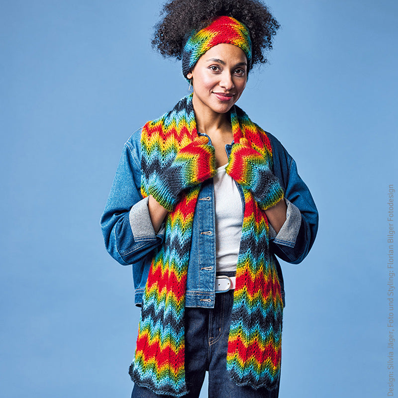 Stirnband, Schal und Handschuhe "Year Socks Express" 109330.13-15