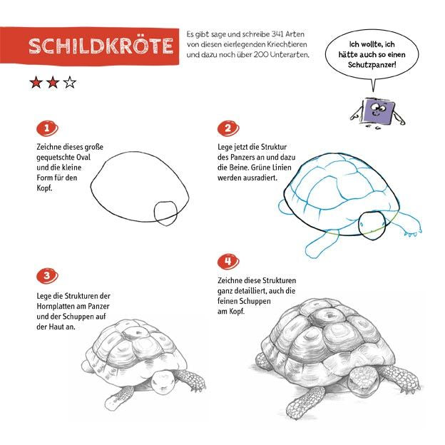 Starter-Block "Die Kunst des Zeichnens für Kinder - Tiere"