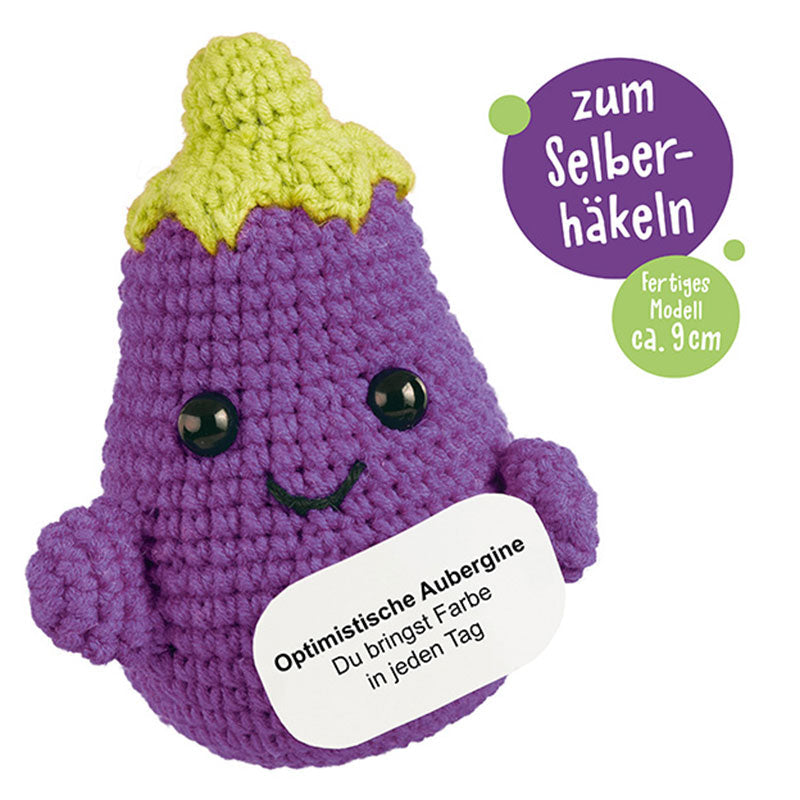 Häkelset "Optimistische Aubergine"