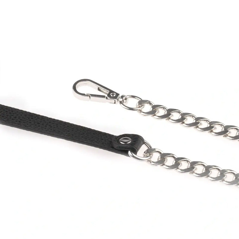 Taschenkette "Whitney" silber/schwarz