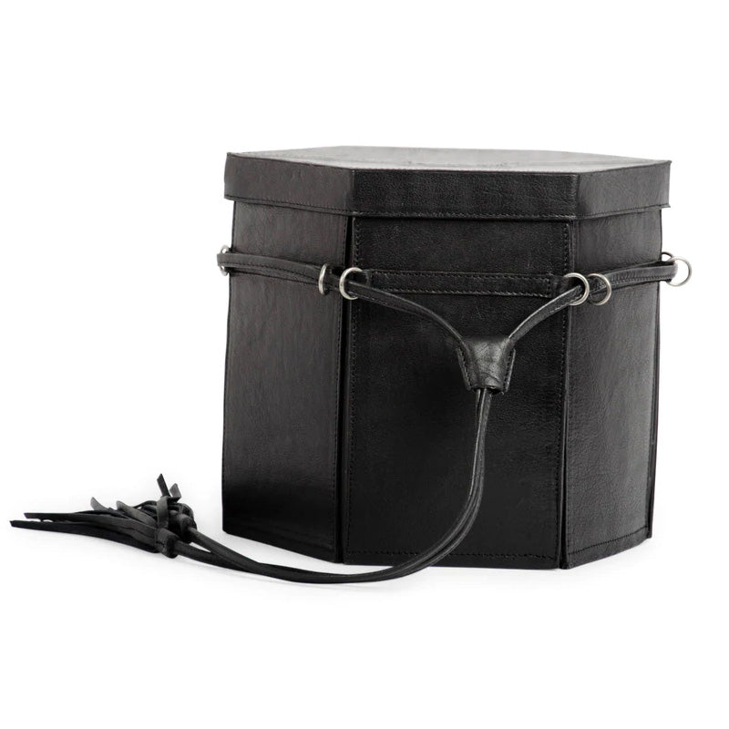 Ledertasche- Evita XL black
