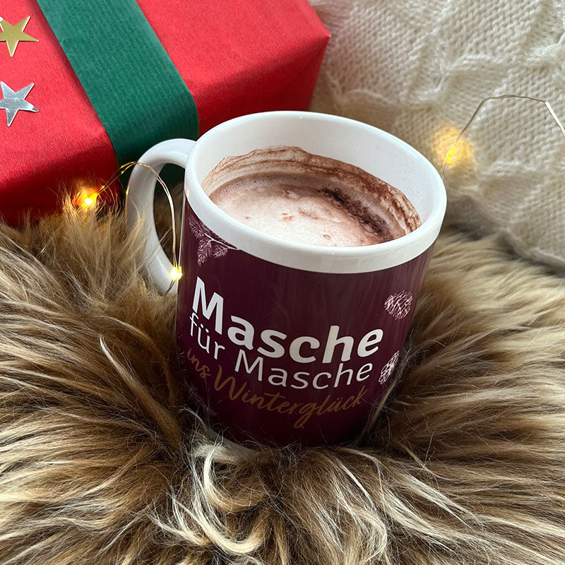 Tasse "Fischer Wolle" Winterglück