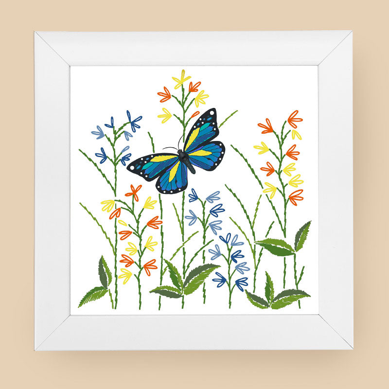 Bild "Blauer Schmetterling"