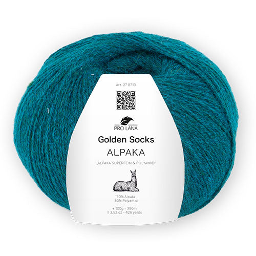G.S. Alpaka petrol meliert