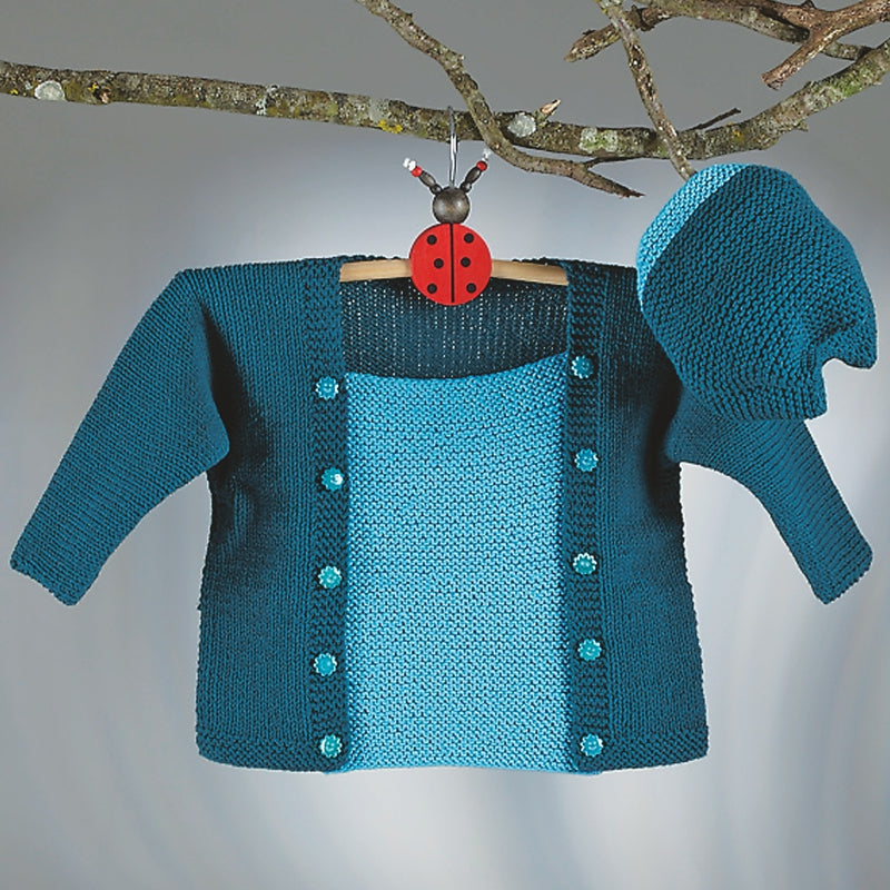 Kleinkinderpullover mit Mütze "Piano" 756038