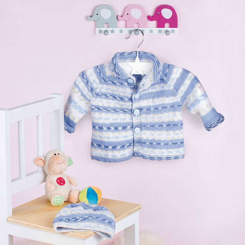 Babyjäckchen mit Mütze "Baby Color" 759142