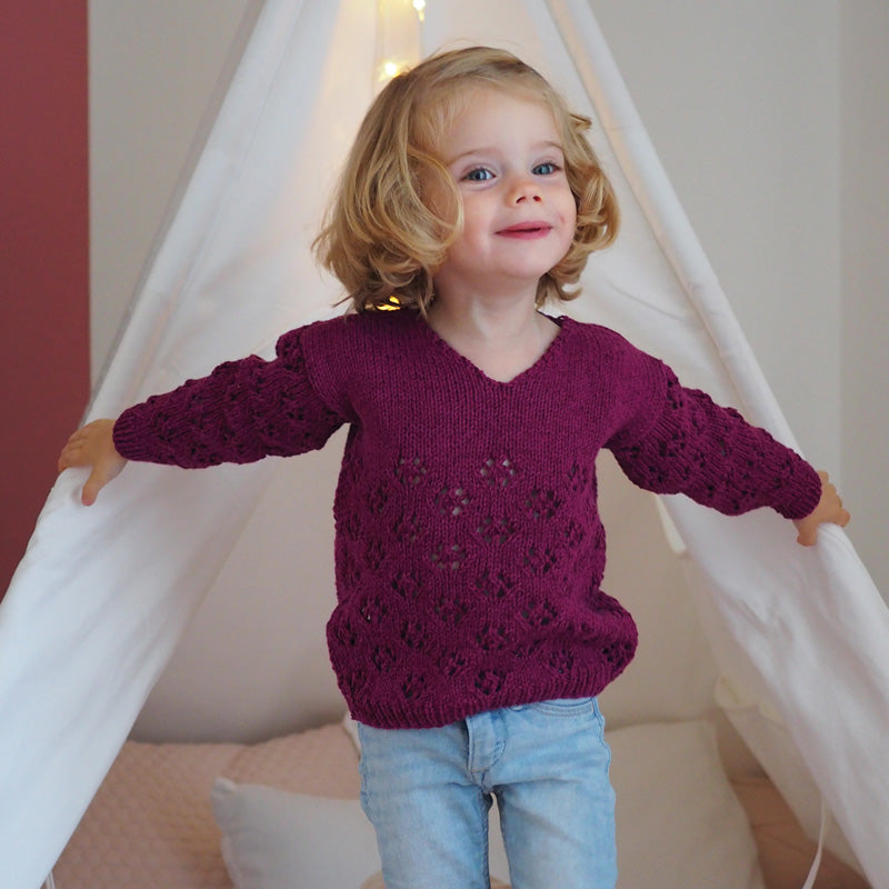 Kinderpullover "Seidenglanz" 762174