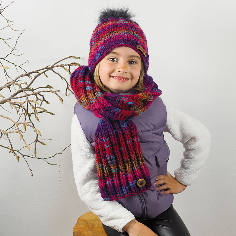 Kindermütze mit Schal "Corvara" 763072