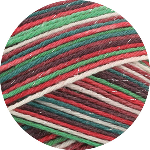 Meilenweit 100 Merino 6f. Christmas Lurex 6