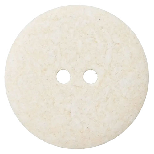 Zweilochknopf beige 18mm