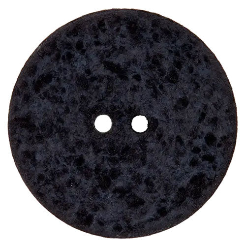 Zweilochknopf schwarz 12mm
