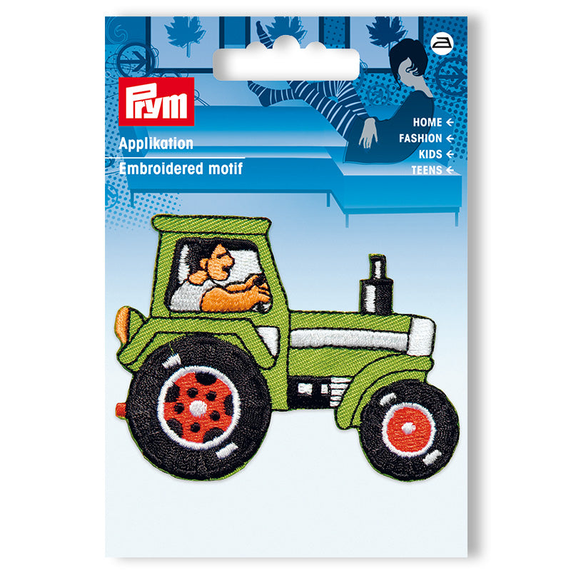 Applikation zum Aufbügeln "Traktor"