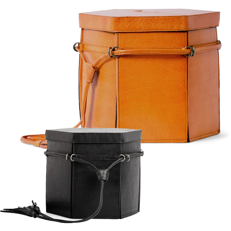 Leder-Aufbewahrungsbox "Evita XL"