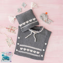 Babyponcho & Mütze "Charity" LK4155