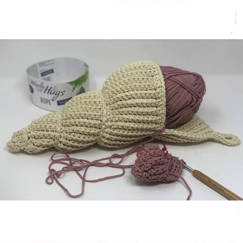 Gehäkelte Muschel "Rope" LK4196