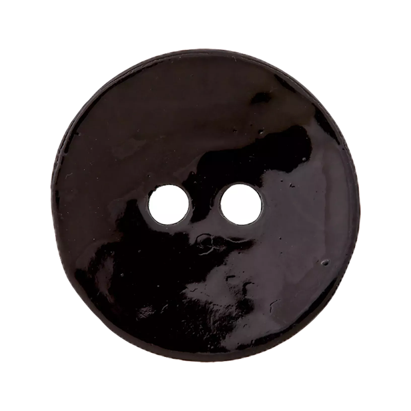 Perlmuttknopf schwarz 18 mm