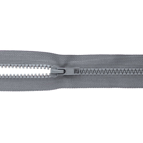 Reißverschluss grau 70cm