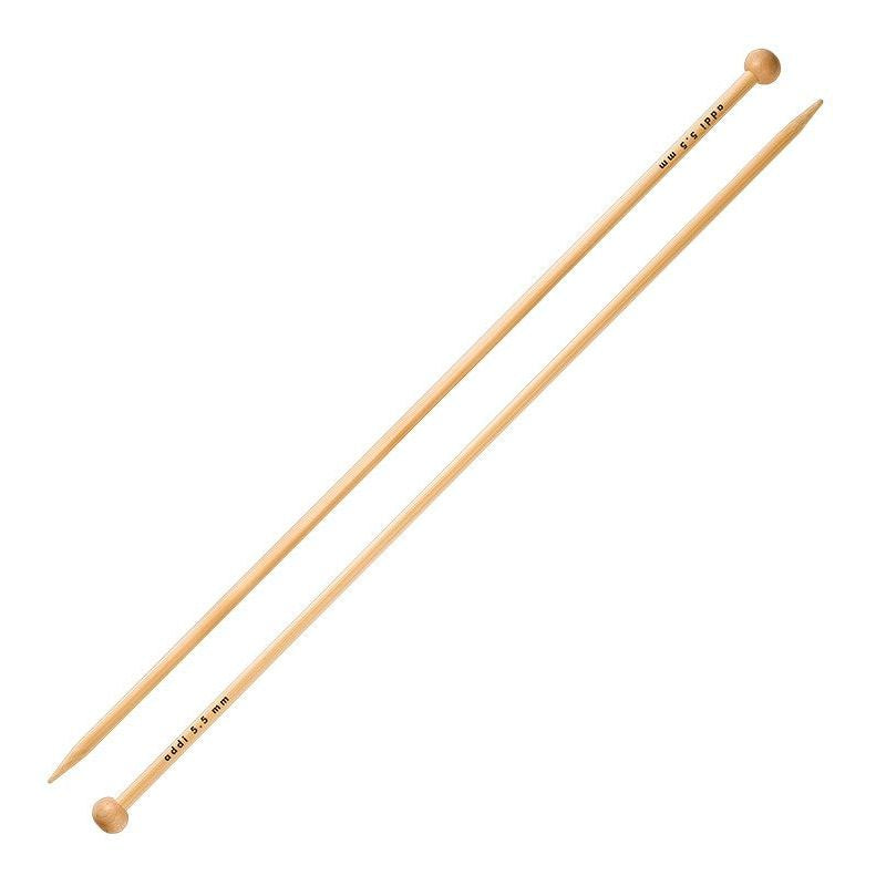 Bambus-Stricknadeln 35cm 5,5mm