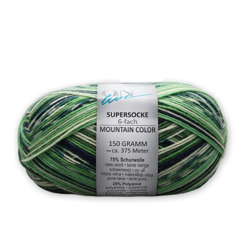 Supersocke 406 Mountain Color 6f.
