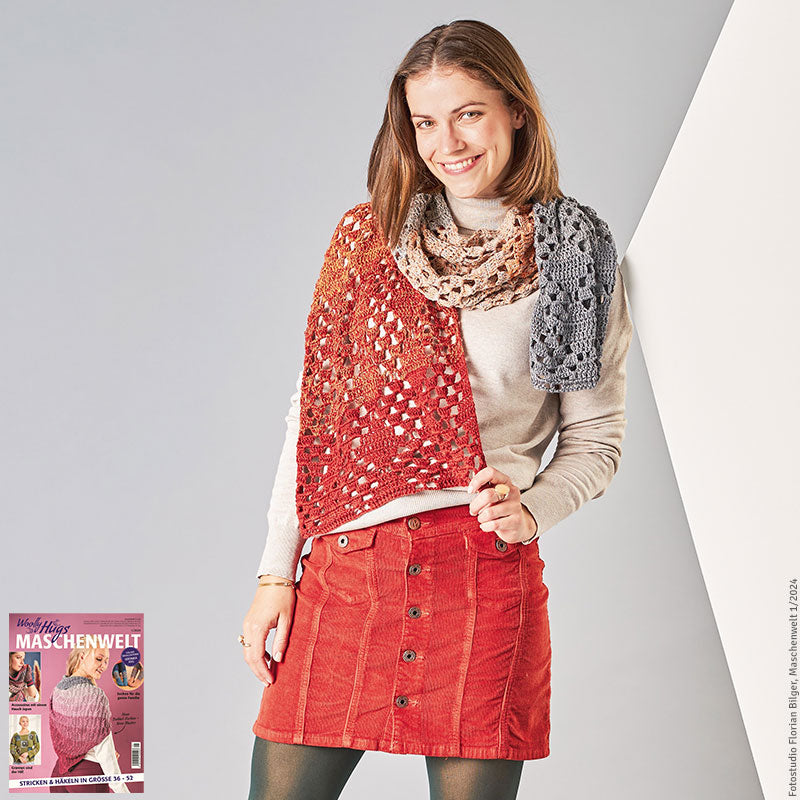 Stola "Bobbel Cotton" 109254.17