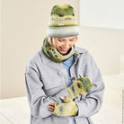 Damenmütze mit Loop und Armstulpen "Year Socks" 109327.7-9