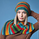 Schalkragen und Mütze "Year Socks Express" 109330.20-21