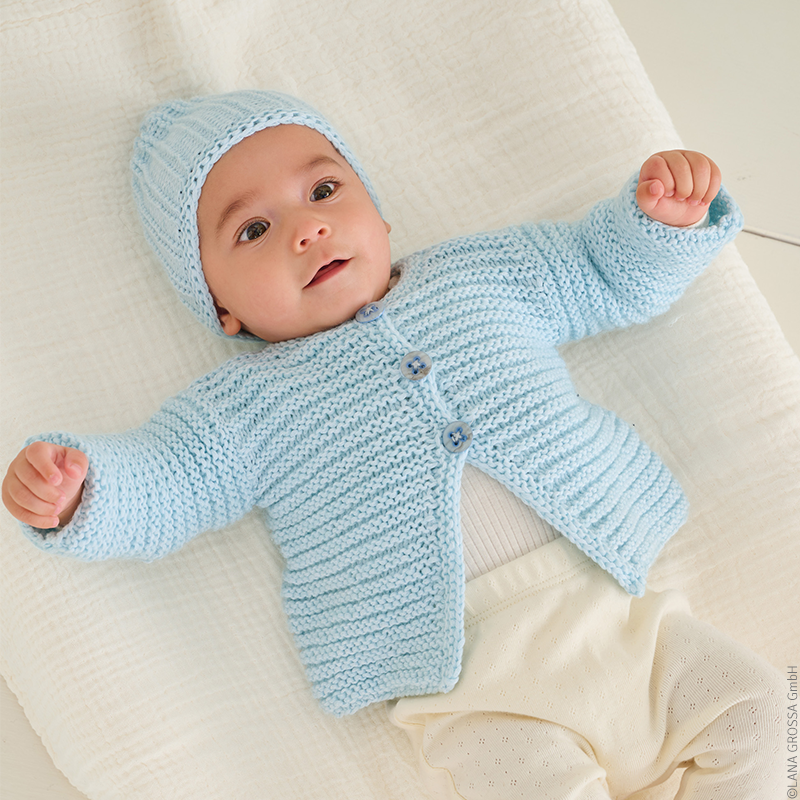 Babyjacke mit Mütze "Summer Softness" 109375.1