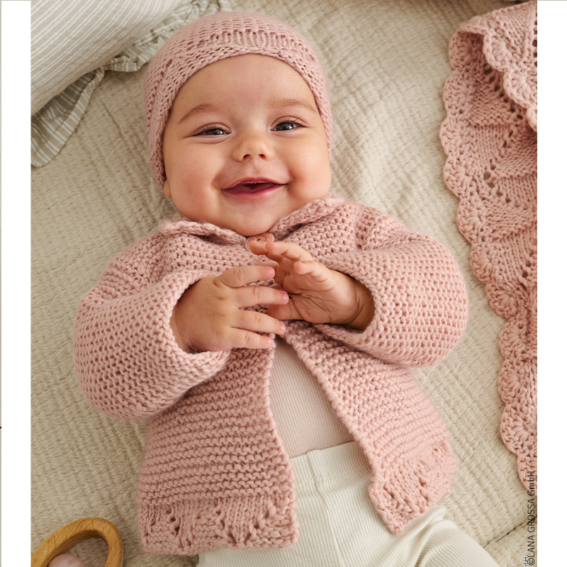 Babyjacke mit Mütze "Summer Softness" 109375.43