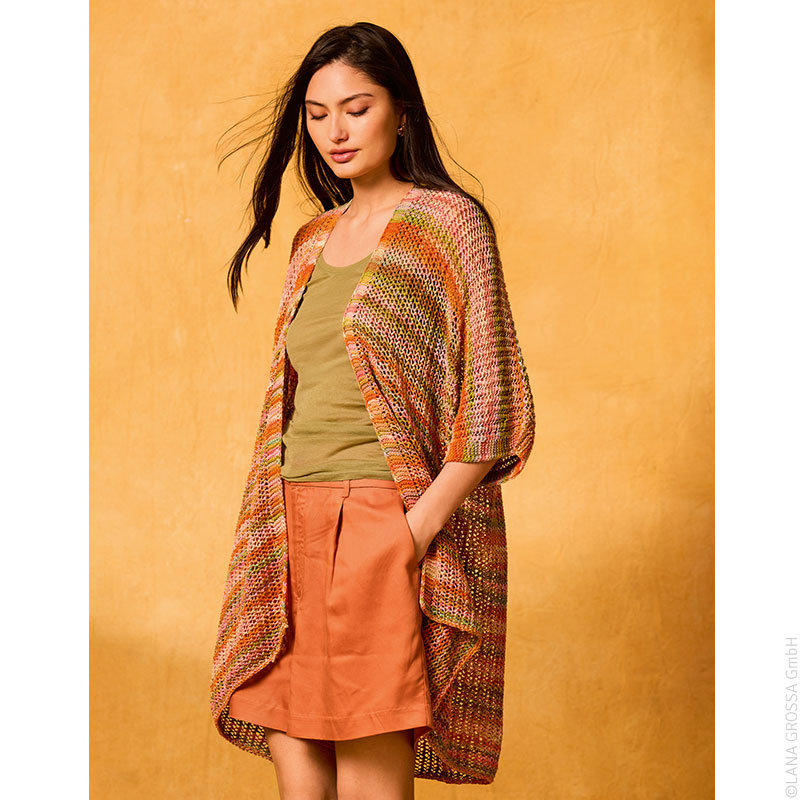 Kurzarmjacke "Gomitolo Alga" 109401.05