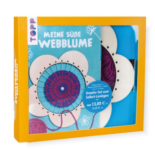 Kreativset "Meine süße Webblume"