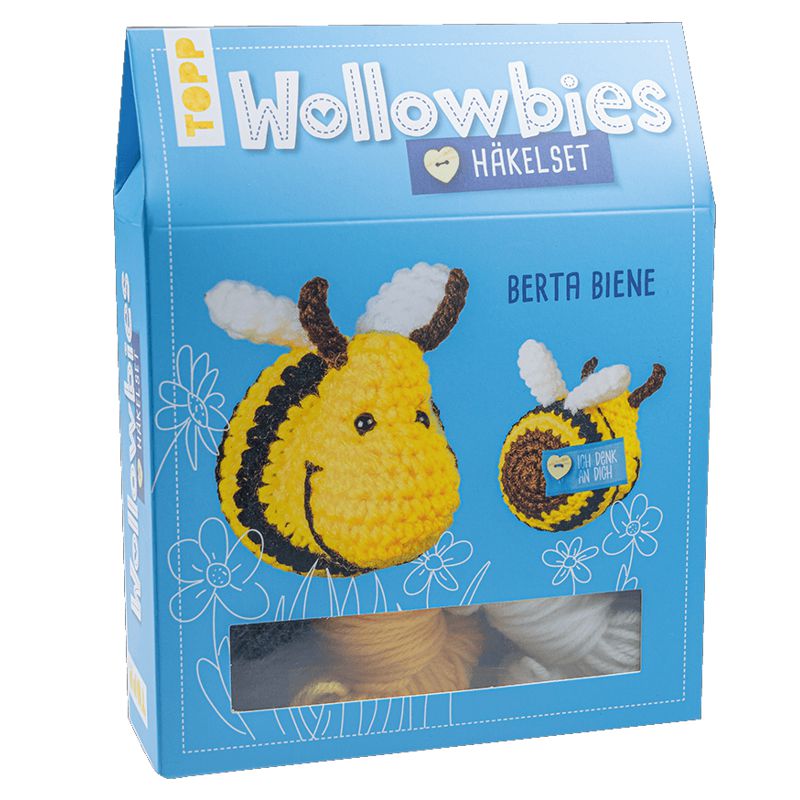 Häkelset "Wollowbies - Berta Biene"