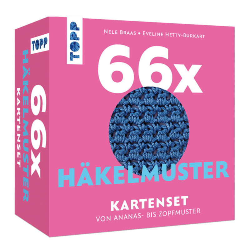 66x Häkelmuster Kartenset