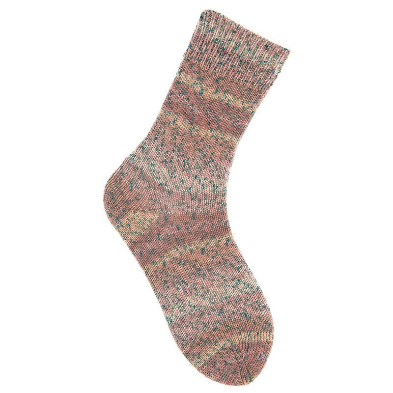 Sprinkly Stripey Socks rose