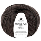 Merino 125 Retro braun meliert