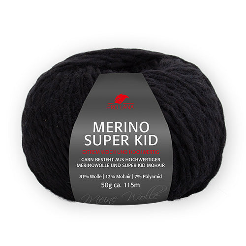 Merino Super Kid schwarz