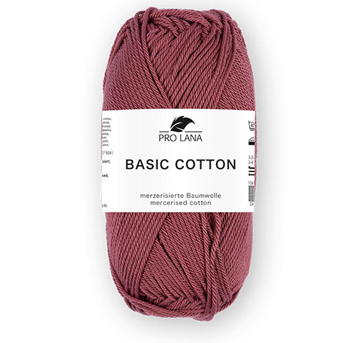 Basic Cotton marsalrot