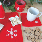 Gestrickter Adventskranz "Filzwolle" 755246