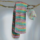 Kindermütze & Schal "Feinstrumpf Color" 756137
