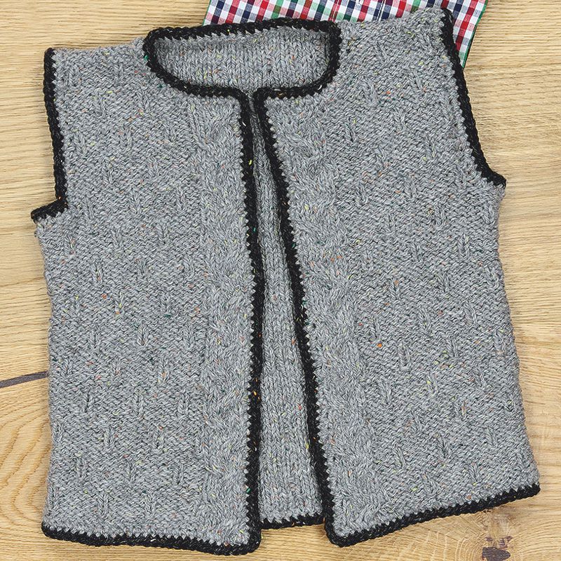 Kindertrachtenweste "Tweed" 762036