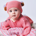 Kinderpullover mit Mütze und Stirnband "Baby Classic" 762117