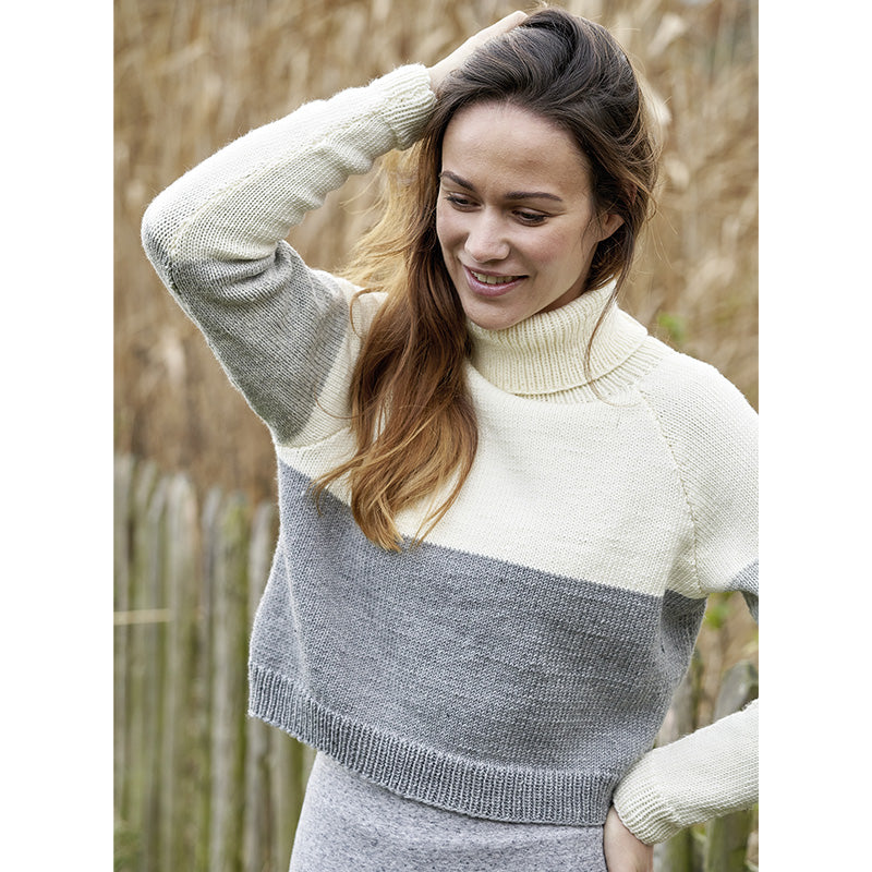 Damenkurzpullover "Merino Extrafine 120" 763092