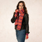 Schal mit Handstulpen "Record Color" 764080