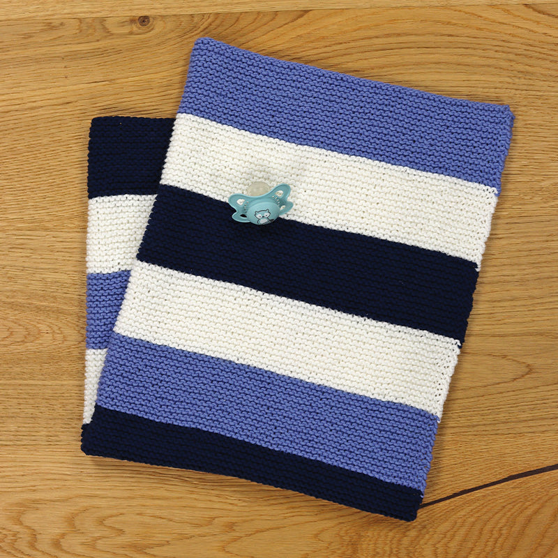 Babydecke "Piano" 764091 (blau)