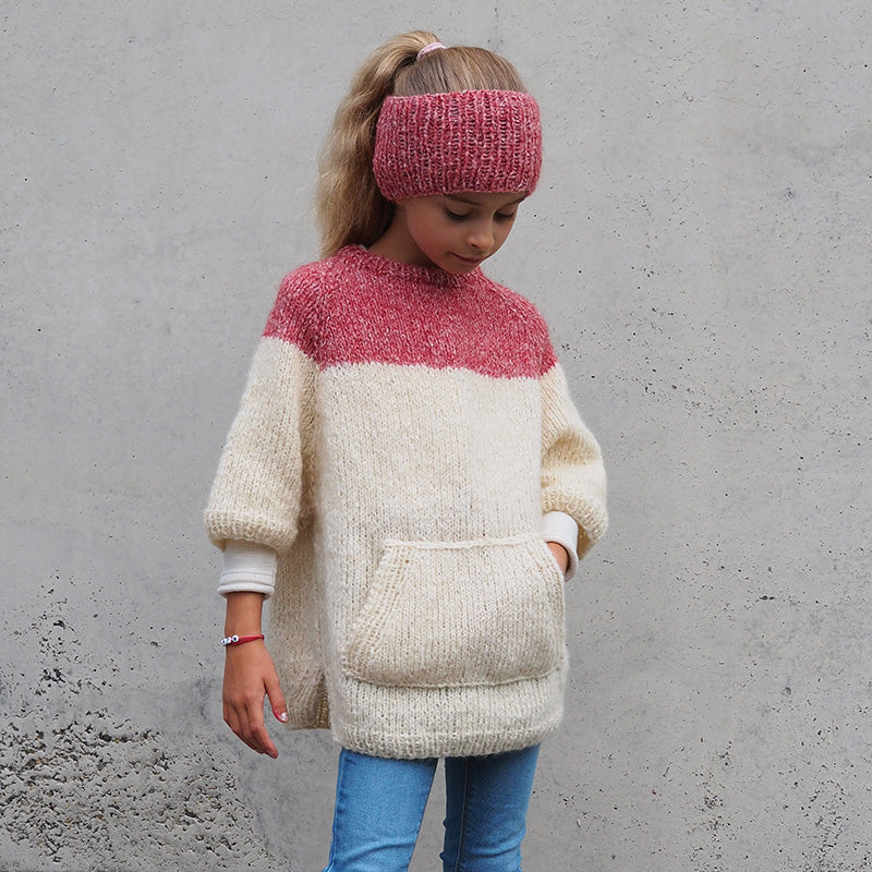 Kinderponchopullover mit Stirnband "Hamina" 764131