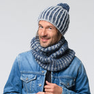 Herrenmütze mit Loop "Arezzo & Bari" 765105
