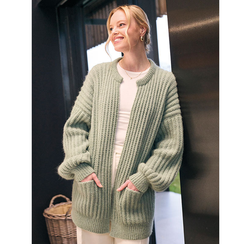 Damenlongjacke "Softest Alpaca" 765117