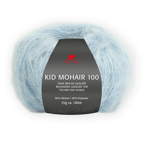 Kid Mohair 100 hellblau