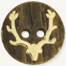 Hirschhornknopf "Geweih" (Imitat)